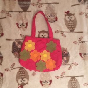 Gymboree flower mini purse
